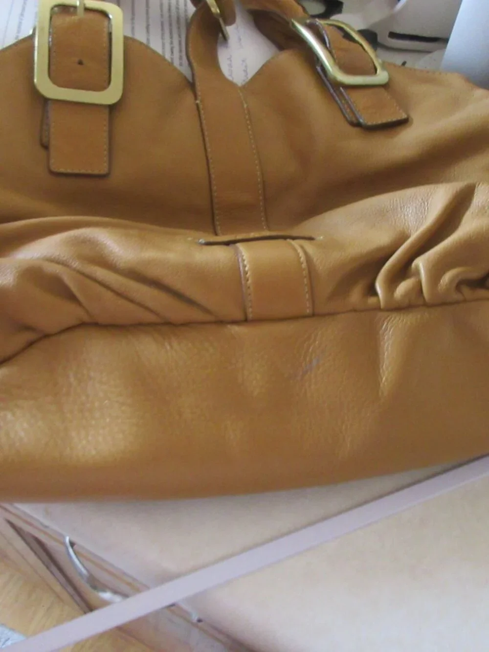 Cole Haan Satchel Tan leather handbag purse